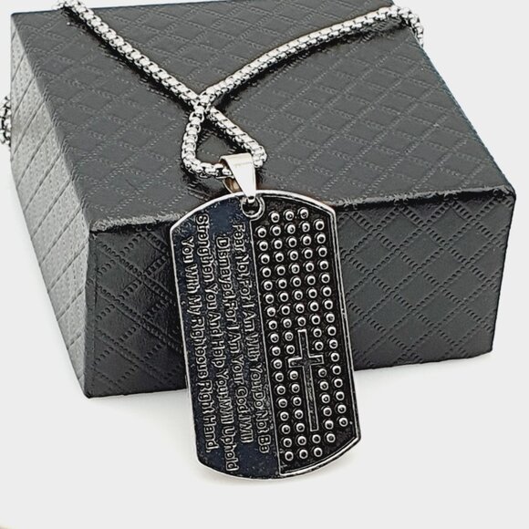 ❤️Soldiers famous Egypt Scripture Necklace, N90201P131 - Picture 10 of 10